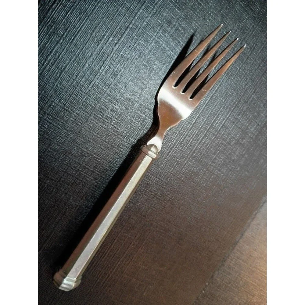 Gorham OCTETTE Pewter Satin Silverware Salad Fork 6 3/8